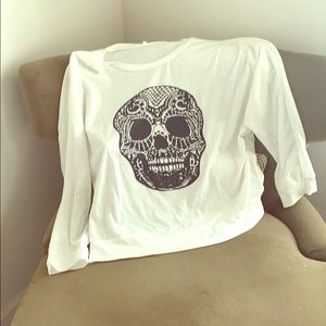 Off the shoulder 1/4 sleeve top